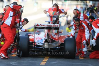 World © Octane Photographic Ltd. Scuderia Ferrari SF15-T – Sebastian Vettel. Saturday 22nd August 2015, F1 Belgian GP Practice 3, Spa-Francorchamps, Belgium. Digital Ref: 1376LB1D0138