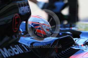 World © Octane Photographic Ltd. McLaren Honda MP4/30 - Jenson Button. Saturday 22nd August 2015, F1 Belgian GP Practice 3, Spa-Francorchamps, Belgium. Digital Ref: 1376LB1D0192