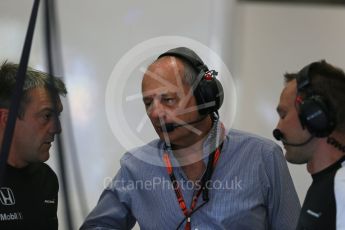 World © Octane Photographic Ltd. McLaren Honda - Ron Dennis. Saturday 22nd August 2015, F1 Belgian GP Practice 3, Spa-Francorchamps, Belgium. Digital Ref: 1376LB1D0211
