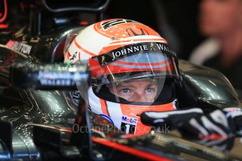 World © Octane Photographic Ltd. McLaren Honda MP4/30 - Jenson Button. Saturday 22nd August 2015, F1 Belgian GP Practice 3, Spa-Francorchamps, Belgium. Digital Ref: 1376LB1D9842