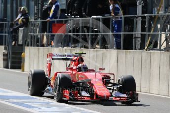 World © Octane Photographic Ltd. Scuderia Ferrari SF15-T – Kimi Raikkonen. Saturday 22nd August 2015, F1 Belgian GP Practice 3, Spa-Francorchamps, Belgium. Digital Ref: 1376LB1D9987