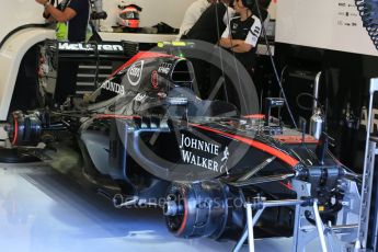 World © Octane Photographic Ltd. McLaren Honda MP4/30. Saturday 22nd August 2015, F1 Belgian GP Practice 3, Spa-Francorchamps, Belgium. Digital Ref: 1376LB5D9293