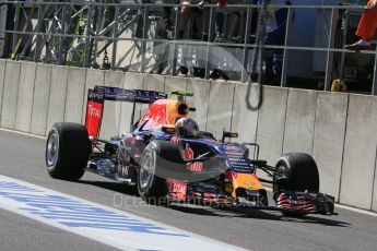 World © Octane Photographic Ltd. Infiniti Red Bull Racing RB11 – Daniil Kvyat. Saturday 22nd August 2015, F1 Belgian GP Practice 3, Spa-Francorchamps, Belgium. Digital Ref: 1376LB5D9380