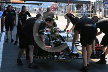World © Octane Photographic Ltd. Lotus F1 Team E23 Hybrid – Pastor Maldonado. Saturday 22nd August 2015, F1 Belgian GP Practice 3, Spa-Francorchamps, Belgium. Digital Ref: 1376LB5D9422