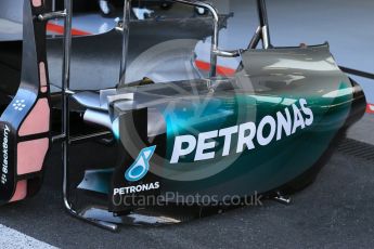 World © Octane Photographic Ltd. Mercedes AMG Petronas F1 W06 Hybrid sidepod– Nico Rosberg. Friday 21st August 2015, F1 Belgian GP Pitlane, Spa-Francorchamps, Belgium. Digital Ref: 1379LB1D7428