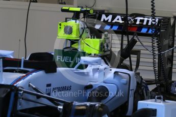 World © Octane Photographic Ltd. Williams Martini Racing FW37 rear wing – Valtteri Bottas. Friday 21st August 2015, F1 Belgian GP Pitlane, Spa-Francorchamps, Belgium. Digital Ref: 1379LB1D7474