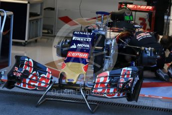 World © Octane Photographic Ltd. Scuderia Toro Rosso STR10 nose – Max Verstappen. Friday 21st August 2015, F1 Belgian GP Pitlane, Spa-Francorchamps, Belgium. Digital Ref: 1379LB1D7521