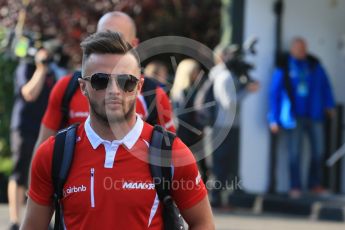 World © Octane Photographic Ltd. Manor Marussia F1 Team MR03B – William Stevens. Friday 21st August 2015, F1 Belgian GP Paddock, Spa-Francorchamps, Belgium. Digital Ref: 1379LB1D7584