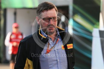 World © Octane Photographic Ltd. Pirelli head of motorsport - Paul Hembrey. Friday 21st August 2015, F1 Belgian GP Paddock, Spa-Francorchamps, Belgium. Digital Ref: 1379LB1D7610