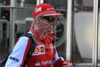 World © Octane Photographic Ltd. Scuderia Ferrari SF15-T– Kimi Raikkonen. Friday 21st August 2015, F1 Belgian GP Paddock, Spa-Francorchamps, Belgium. Digital Ref: 1379LB1D7624