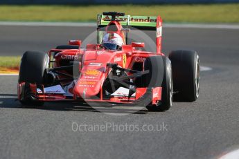 World © Octane Photographic Ltd. Scuderia Ferrari SF15-T – Sebastian Vettel. Friday 21st August 2015, F1 Belgian GP Practice 1, Spa-Francorchamps, Belgium. Digital Ref: 1373LB1D7637