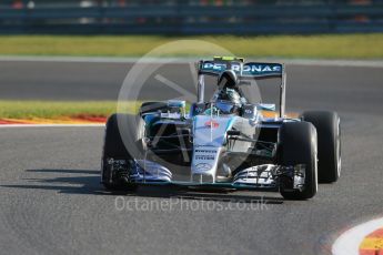 World © Octane Photographic Ltd. Mercedes AMG Petronas F1 W06 Hybrid – Nico Rosberg. Friday 21st August 2015, F1 Belgian GP Practice 1, Spa-Francorchamps, Belgium. Digital Ref: 1373LB1D7655