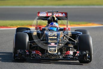 World © Octane Photographic Ltd. Lotus F1 Team Reserve Driver – Jolyon Palmer. Friday 21st August 2015, F1 Belgian GP Practice 1, Spa-Francorchamps, Belgium. Digital Ref: 1373LB1D7669