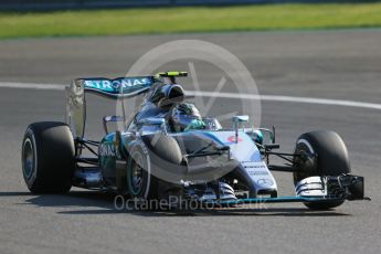 World © Octane Photographic Ltd. Mercedes AMG Petronas F1 W06 Hybrid – Nico Rosberg. Friday 21st August 2015, F1 Belgian GP Practice 1, Spa-Francorchamps, Belgium. Digital Ref: 1373LB1D7920