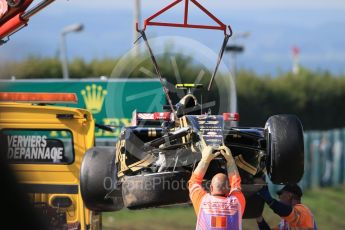 World © Octane Photographic Ltd. Lotus F1 Team E23 Hybrid – Pastor Maldonado. Friday 21st August 2015, F1 Belgian GP Practice 1, Spa-Francorchamps, Belgium. Digital Ref: 1373LB1D8053