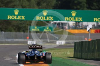 World © Octane Photographic Ltd. Sahara Force India VJM08B – Nico Hulkenberg. Friday 21st August 2015, F1 Belgian GP Practice 1, Spa-Francorchamps, Belgium. Digital Ref: 1373LB1D8066