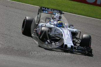 World © Octane Photographic Ltd. Williams Martini Racing FW37 – Felipe Massa. Friday 21st August 2015, F1 Belgian GP Practice 2, Spa-Francorchamps, Belgium. Digital Ref: 1375LB1D8327