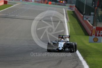 World © Octane Photographic Ltd. Sahara Force India VJM08B – Sergio Perez. Friday 21st August 2015, F1 Belgian GP Practice 2, Spa-Francorchamps, Belgium. Digital Ref: 1375LB1D8611