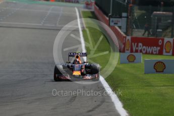 World © Octane Photographic Ltd. Infiniti Red Bull Racing RB11 – Daniil Kvyat. Friday 21st August 2015, F1 Belgian GP Practice 2, Spa-Francorchamps, Belgium. Digital Ref: 1375LB1D8621