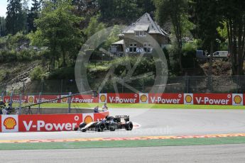 World © Octane Photographic Ltd. Sahara Force India VJM08B – Sergio Perez. Friday 21st August 2015, F1 Belgian GP Practice 2, Spa-Francorchamps, Belgium. Digital Ref: 1375LB5D6302