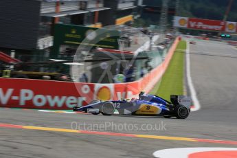 World © Octane Photographic Ltd. Sauber F1 Team C34-Ferrari – Felipe Nasr. Friday 21st August 2015, F1 Belgian GP Practice 2, Spa-Francorchamps, Belgium. Digital Ref: 1375LB5D6421