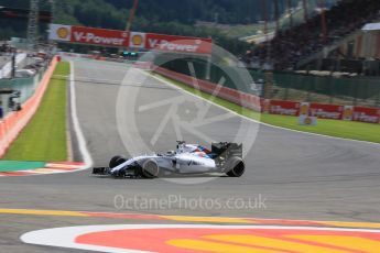 World © Octane Photographic Ltd. Williams Martini Racing FW37 – Felipe Massa. Friday 21st August 2015, F1 Belgian GP Practice 2, Spa-Francorchamps, Belgium. Digital Ref: 1375LB5D6442