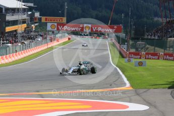 World © Octane Photographic Ltd. Mercedes AMG Petronas F1 W06 Hybrid – Nico Rosberg. Friday 21st August 2015, F1 Belgian GP Practice 2, Spa-Francorchamps, Belgium. Digital Ref: 1375LB5D6518