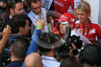 World © Octane Photographic Ltd. Scuderia Ferrari SF15-T – Sebastian Vettel. Friday 21st August 2015, F1 Belgian GP Practice 2, Spa-Francorchamps, Belgium. Digital Ref: 1375LB5D6569
