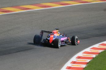 World © Octane Photographic Ltd. Infiniti Red Bull Racing RB11 – Daniel Ricciardo. Saturday 22nd August 2015, F1 Belgian GP Qualifying, Spa-Francorchamps, Belgium. Digital Ref: 1382LB1D0420