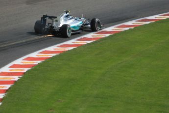 World © Octane Photographic Ltd. Mercedes AMG Petronas F1 W06 Hybrid – Nico Rosberg. Saturday 22nd August 2015, F1 Belgian GP Qualifying, Spa-Francorchamps, Belgium. Digital Ref: 1382LB1D0431