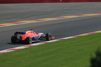 World © Octane Photographic Ltd. Manor Marussia F1 Team MR03B – William Stevens. Saturday 22nd August 2015, F1 Belgian GP Qualifying, Spa-Francorchamps, Belgium. Digital Ref: 1382LB1D0444