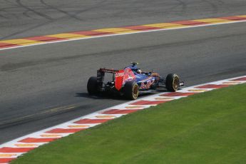 World © Octane Photographic Ltd. Scuderia Toro Rosso STR10 – Carlos Sainz Jnr. Saturday 22nd August 2015, F1 Belgian GP Qualifying, Spa-Francorchamps, Belgium. Digital Ref: 1382LB1D0451