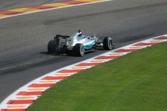 World © Octane Photographic Ltd. Mercedes AMG Petronas F1 W06 Hybrid – Nico Rosberg. Saturday 22nd August 2015, F1 Belgian GP Qualifying, Spa-Francorchamps, Belgium. Digital Ref: 1382LB1D0550