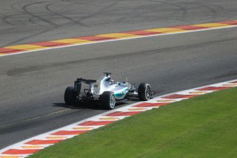 World © Octane Photographic Ltd. Mercedes AMG Petronas F1 W06 Hybrid – Lewis Hamilton. Saturday 22nd August 2015, F1 Belgian GP Qualifying, Spa-Francorchamps, Belgium. Digital Ref: 1382LB1D0616