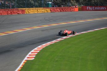 World © Octane Photographic Ltd. Scuderia Ferrari SF15-T – Kimi Raikkonen. Saturday 22nd August 2015, F1 Belgian GP Qualifying, Spa-Francorchamps, Belgium. Digital Ref: 1382LB5D9547