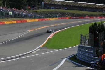 World © Octane Photographic Ltd. Mercedes AMG Petronas F1 W06 Hybrid – Lewis Hamilton. Saturday 22nd August 2015, F1 Belgian GP Qualifying, Spa-Francorchamps, Belgium. Digital Ref: 1382LB5D9554