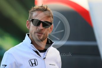 World © Octane Photographic Ltd. McLaren Honda MP4/30 - Jenson Button. Saturday 22nd August 2015, F1 Belgian GP Paddock, Spa-Francorchamps, Belgium. Digital Ref: 1380LB1D9271