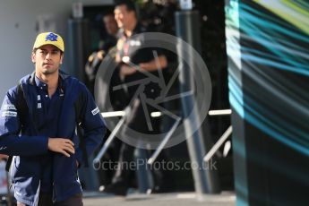 World © Octane Photographic Ltd. Sauber F1 Team C34-Ferrari – Felipe Nasr. Saturday 22nd August 2015, F1 Belgian GP Paddock, Spa-Francorchamps, Belgium. Digital Ref: 1380LB1D9289