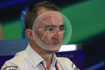 World © Octane Photographic Ltd. FIA Team Personnel Press Conference. Friday 21st August 2015, F1 Belgian GP, Spa-Francorchamps, Belgium. Paddy Lowe - Mercedes AMG Petronas Executive Director (Technical). Digital Ref: 1377LB1D8696