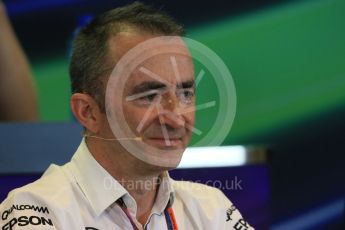 World © Octane Photographic Ltd. FIA Team Personnel Press Conference. Friday 21st August 2015, F1 Belgian GP, Spa-Francorchamps, Belgium. Paddy Lowe - Mercedes AMG Petronas Executive Director (Technical). Digital Ref: 1377LB1D8719