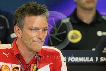 World © Octane Photographic Ltd. FIA Team Personnel Press Conference. Friday 21st August 2015, F1 Belgian GP, Spa-Francorchamps, Belgium. James Allison - Scuderia Ferrari Technical Director. Digital Ref: 1377LB1D8773