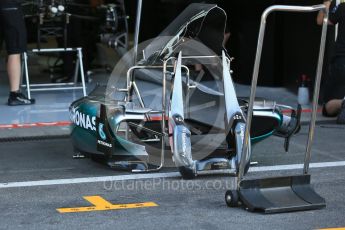 World © Octane Photographic Ltd. Mercedes AMG Petronas F1 W06 Hybrid. Thursday 20th August 2015, F1 Belgian GP Pitlane, Spa-Francorchamps, Belgium. Digital Ref: 1370LB1D6695