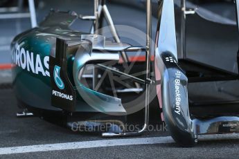 World © Octane Photographic Ltd. Mercedes AMG Petronas F1 W06 Hybrid. Thursday 20th August 2015, F1 Belgian GP Pitlane, Spa-Francorchamps, Belgium. Digital Ref: 1370LB1D6697