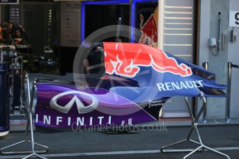 World © Octane Photographic Ltd. Infiniti Red Bull Racing RB11. Thursday 20th August 2015, F1 Belgian GP Pitlane, Spa-Francorchamps, Belgium. Digital Ref: 1370LB1D6733