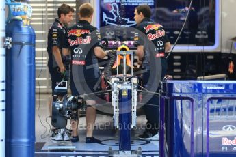 World © Octane Photographic Ltd. Infiniti Red Bull Racing RB11 – Daniel Ricciardo. Thursday 20th August 2015, F1 Belgian GP Pitlane, Spa-Francorchamps, Belgium. Digital Ref: 1370LB1D6739