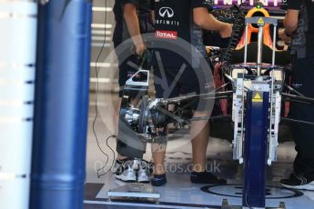 World © Octane Photographic Ltd. Infiniti Red Bull Racing RB11 – Daniel Ricciardo. Thursday 20th August 2015, F1 Belgian GP Pitlane, Spa-Francorchamps, Belgium. Digital Ref: 1370LB1D6741
