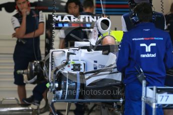World © Octane Photographic Ltd. Williams Martini Racing FW37 – Valtteri Bottas. Thursday 20th August 2015, F1 Belgian GP Pitlane, Spa-Francorchamps, Belgium. Digital Ref: 1370LB1D6771