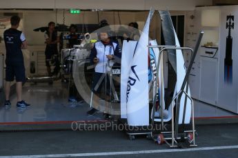 World © Octane Photographic Ltd. Williams Martini Racing FW37 – Valtteri Bottas. Thursday 20th August 2015, F1 Belgian GP Pitlane, Spa-Francorchamps, Belgium. Digital Ref: 1370LB1D6781