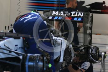 World © Octane Photographic Ltd. Williams Martini Racing FW37 – Felipe Massa. Thursday 20th August 2015, F1 Belgian GP Pitlane, Spa-Francorchamps, Belgium. Digital Ref: 1370LB1D6783