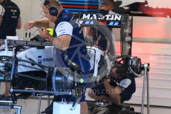 World © Octane Photographic Ltd. Williams Martini Racing FW37 – Felipe Massa. Thursday 20th August 2015, F1 Belgian GP Pitlane, Spa-Francorchamps, Belgium. Digital Ref: 1370LB1D6787